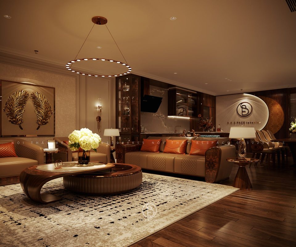 bàn trà đôi gỗ óc chó