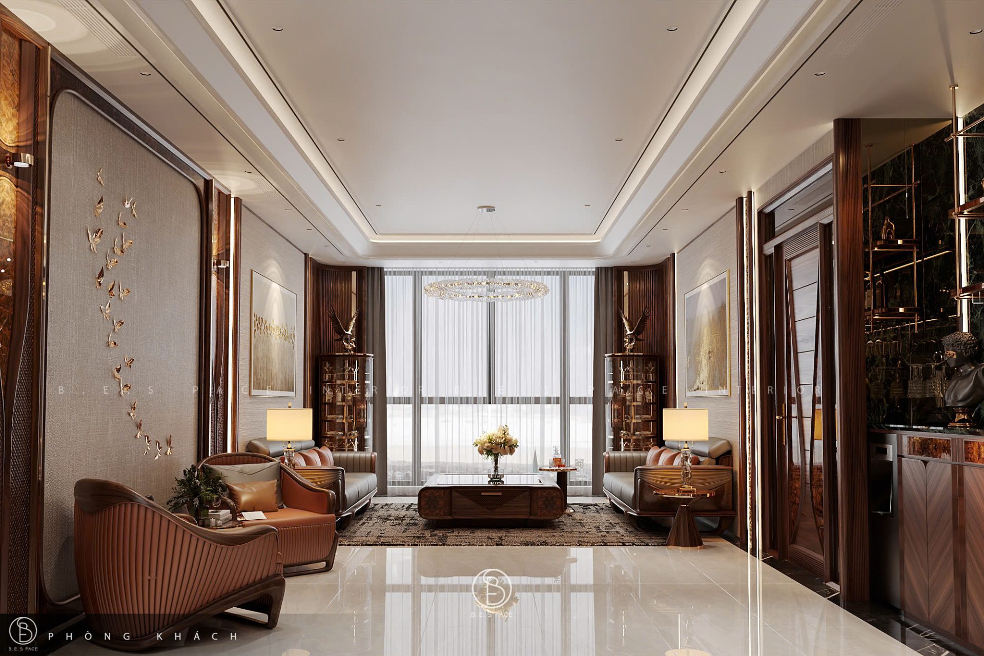 Sự bền bỉ của gỗ óc chó trong thiết kế nội thất